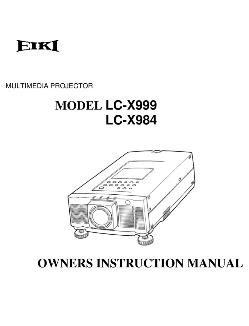 Eiki LC-X984 Owner's instruction manual