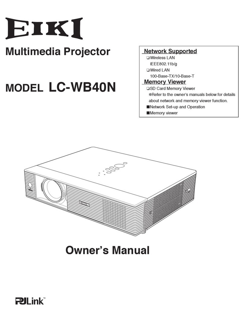 Eiki LC-WB40N User manual