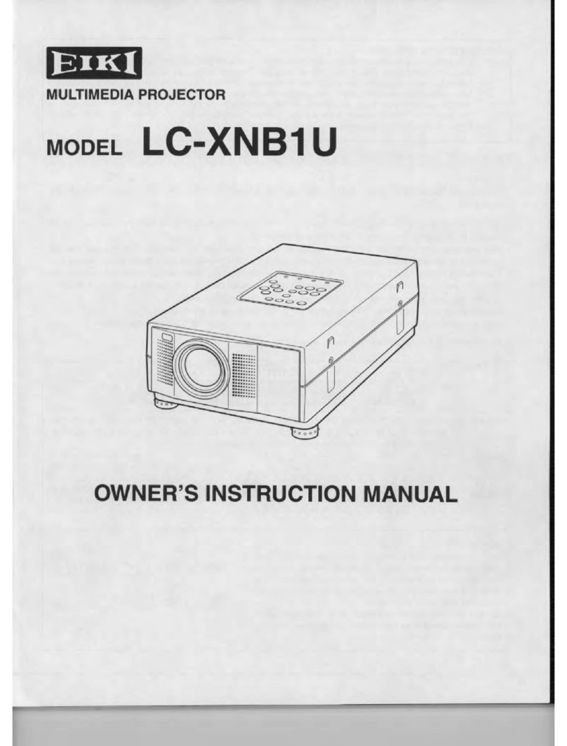 Eiki LC-XNB1U Setup guide Eiki LC-XNB1U Setup guide