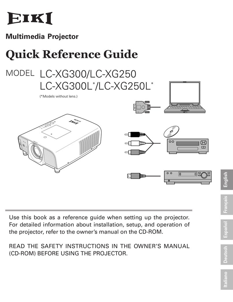 Eiki LC-XG250L* User manual