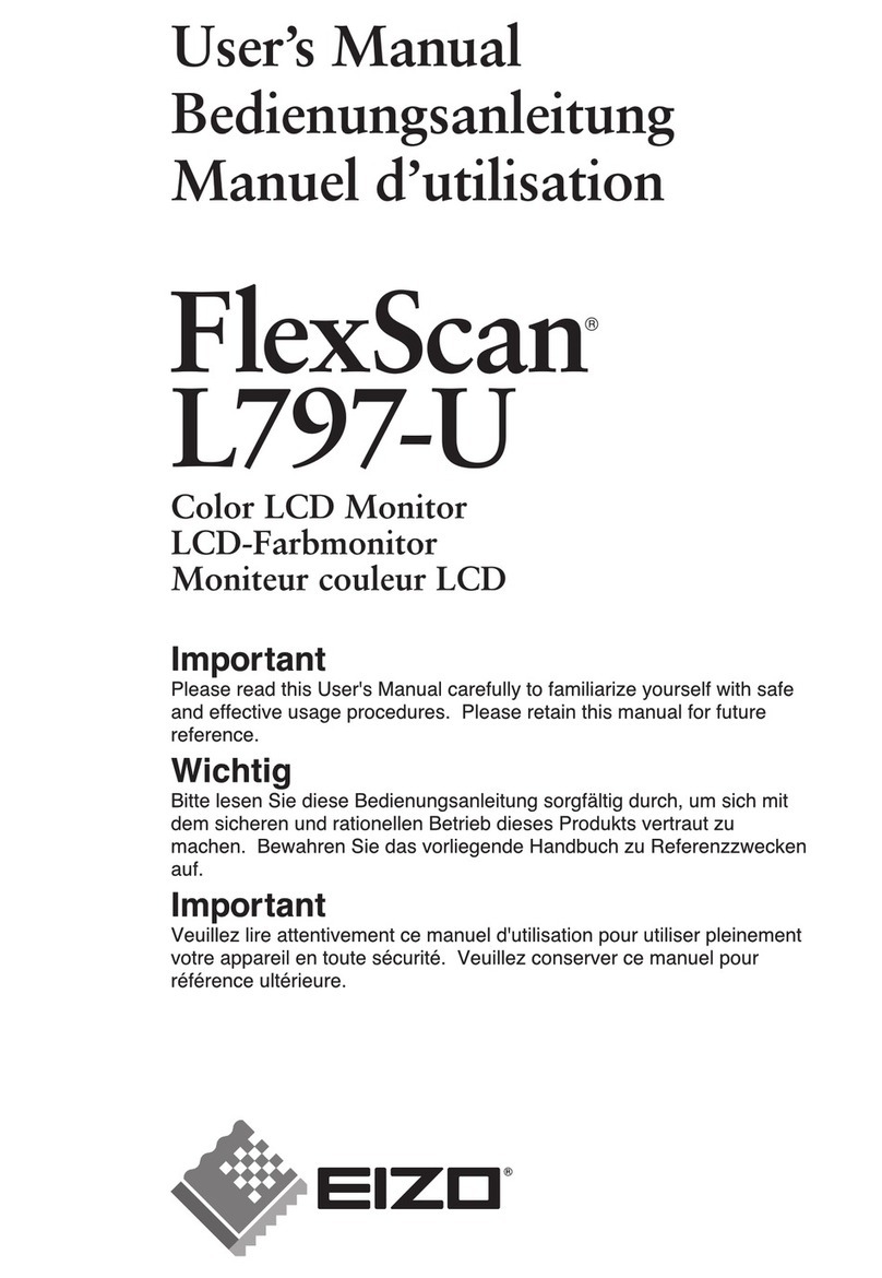 Eizo FlexScan L797-U User manual