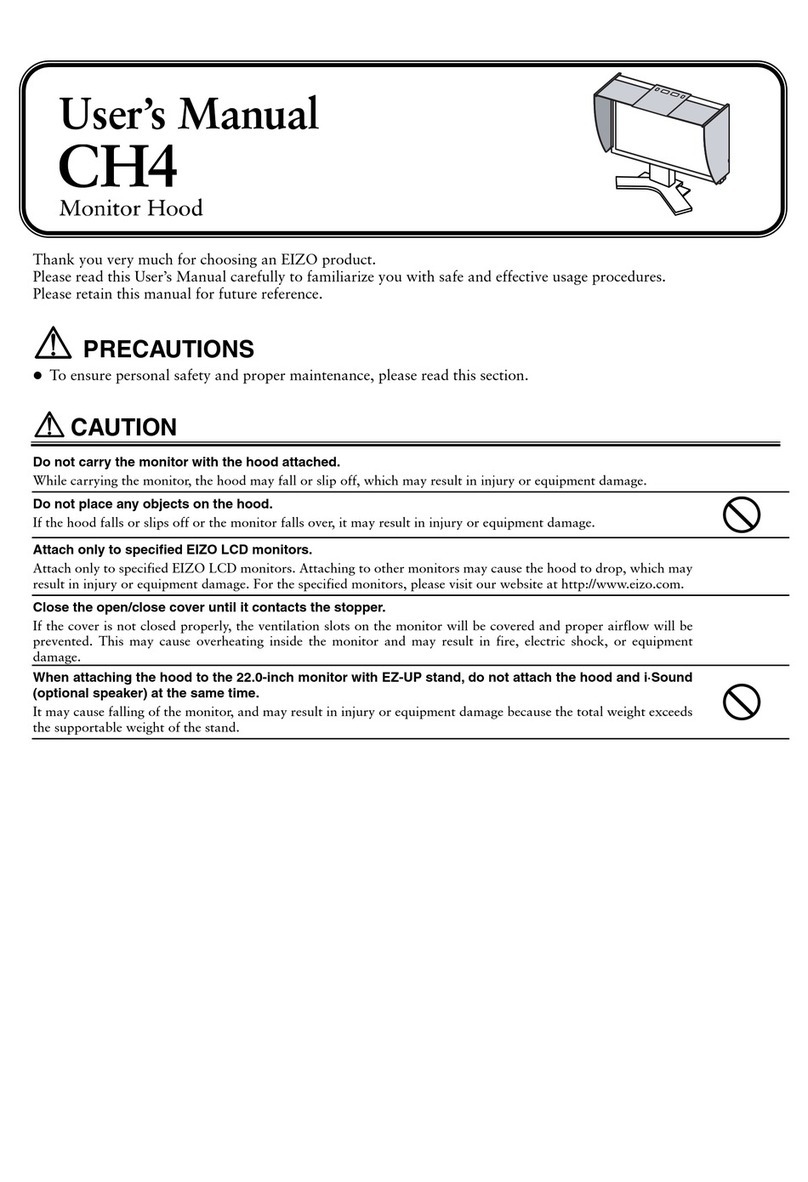 Eizo Monitor Hood CH4 user manual