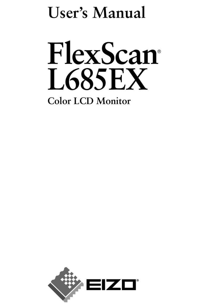 Eizo FlexScan L685EX User manual