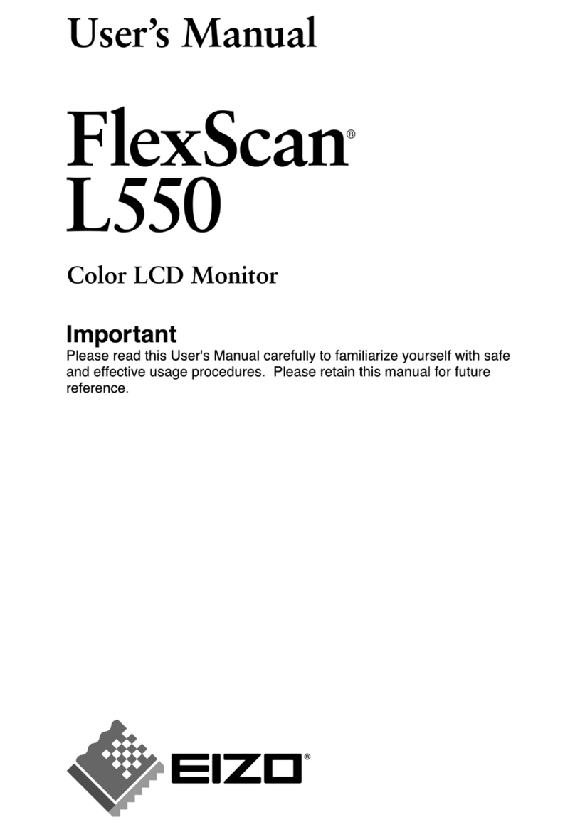 Eizo FLEXSCAN L550 User manual