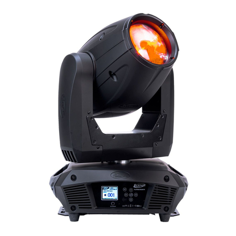 Elation PLATINUM BEAM 5R XM485-V1.0-NR user manual