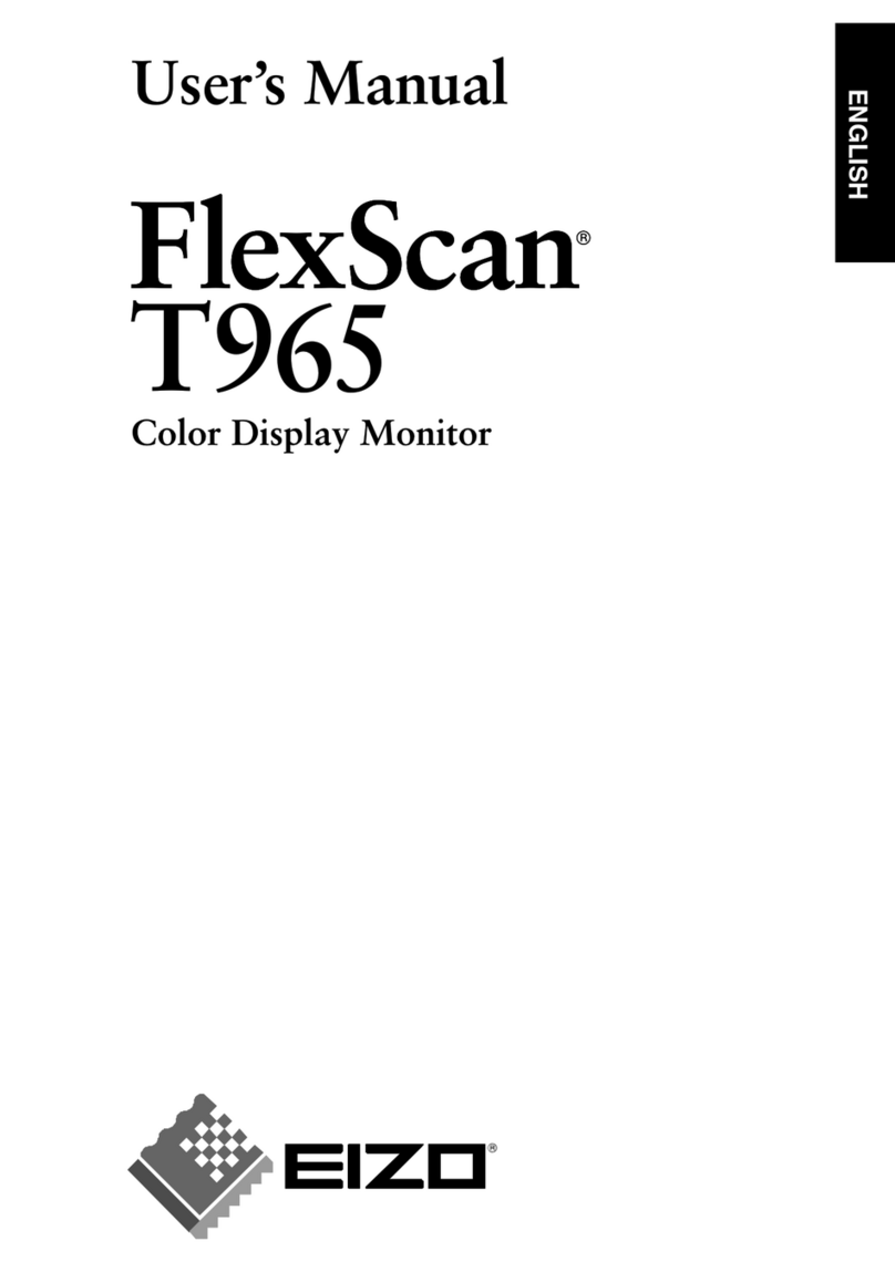 Eizo FlexScan T965 User manual