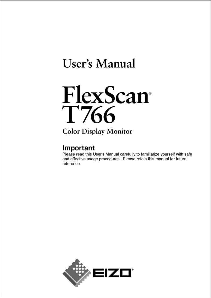 Eizo FlexScan T766 User manual