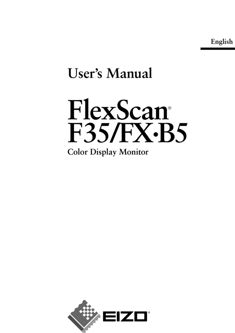 Eizo FlexScan F35 User manual