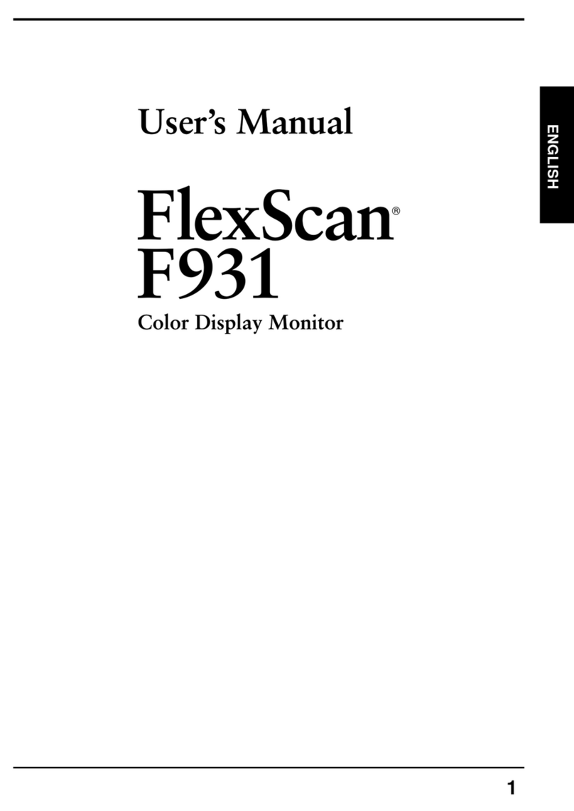 Eizo FLEXSCAN F931 - User manual