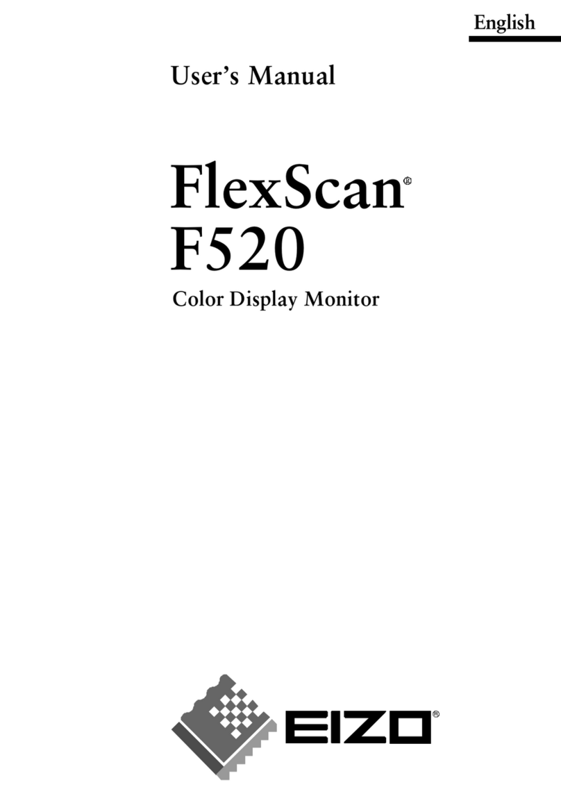 Eizo FLEXSCAN F520 - User manual