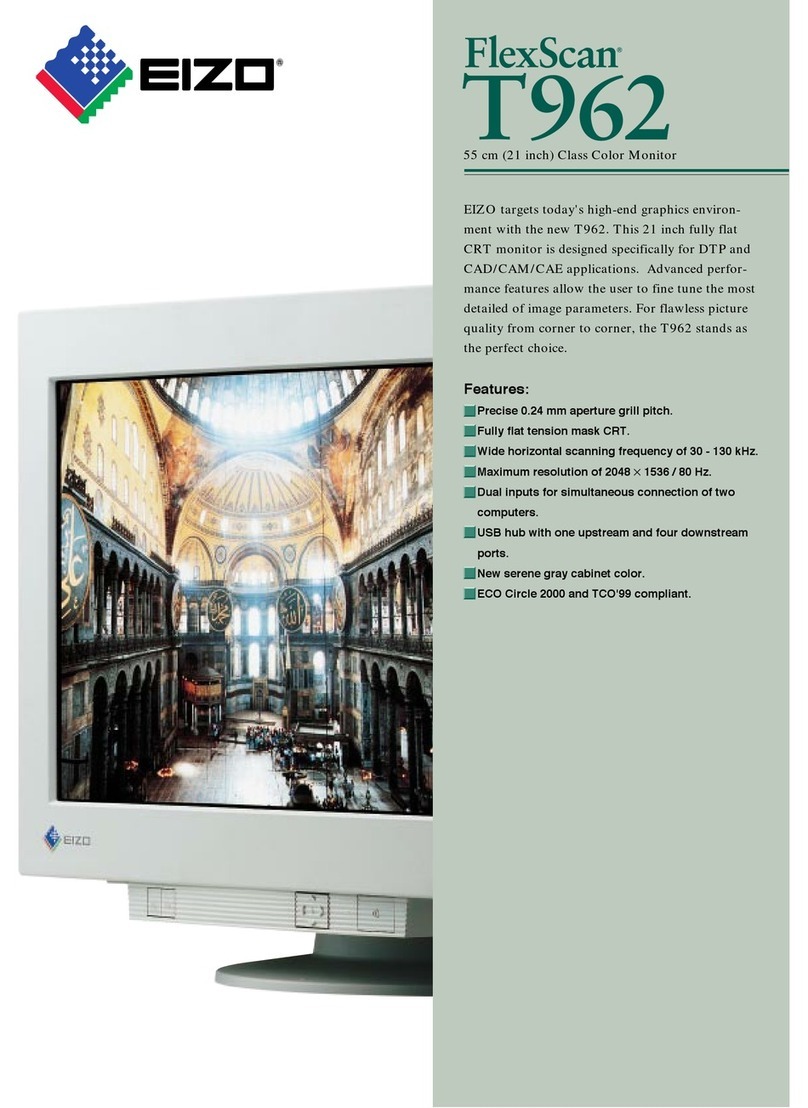 Eizo FLEXSCAN T962 - User manual