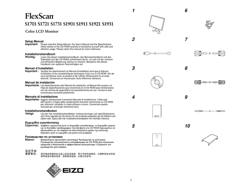 Eizo FlexScan S1701 User guide