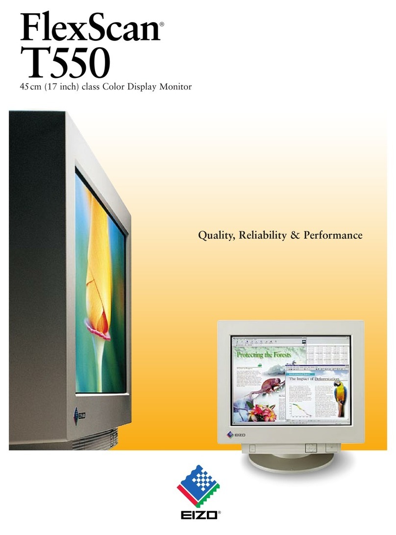 Eizo FLEXSCAN T550 - User manual Eizo FLEXSCAN T550 - User manual
