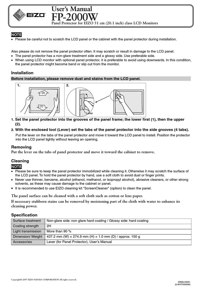 Eizo FP-2000W user manual