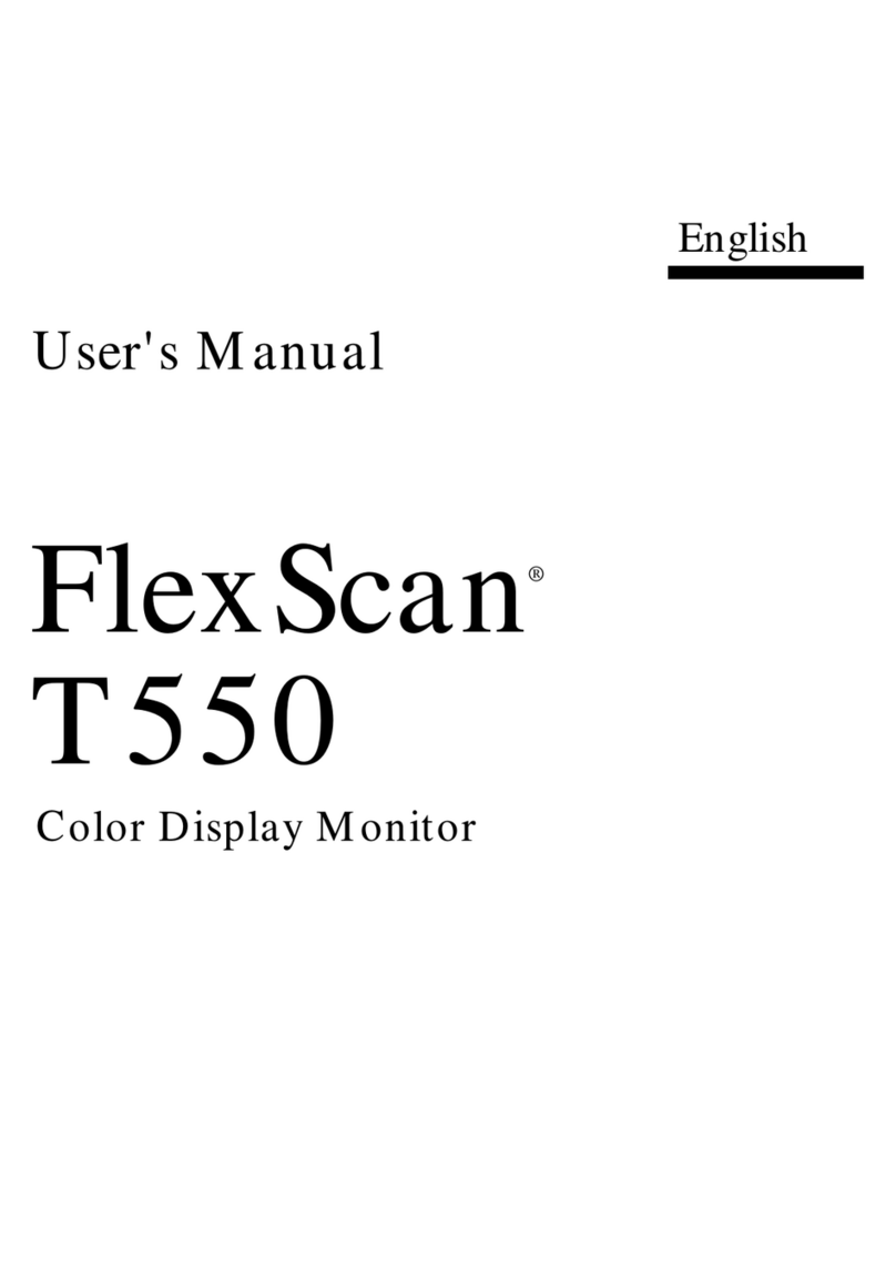 Eizo FLEXSCAN T550 - User manual
