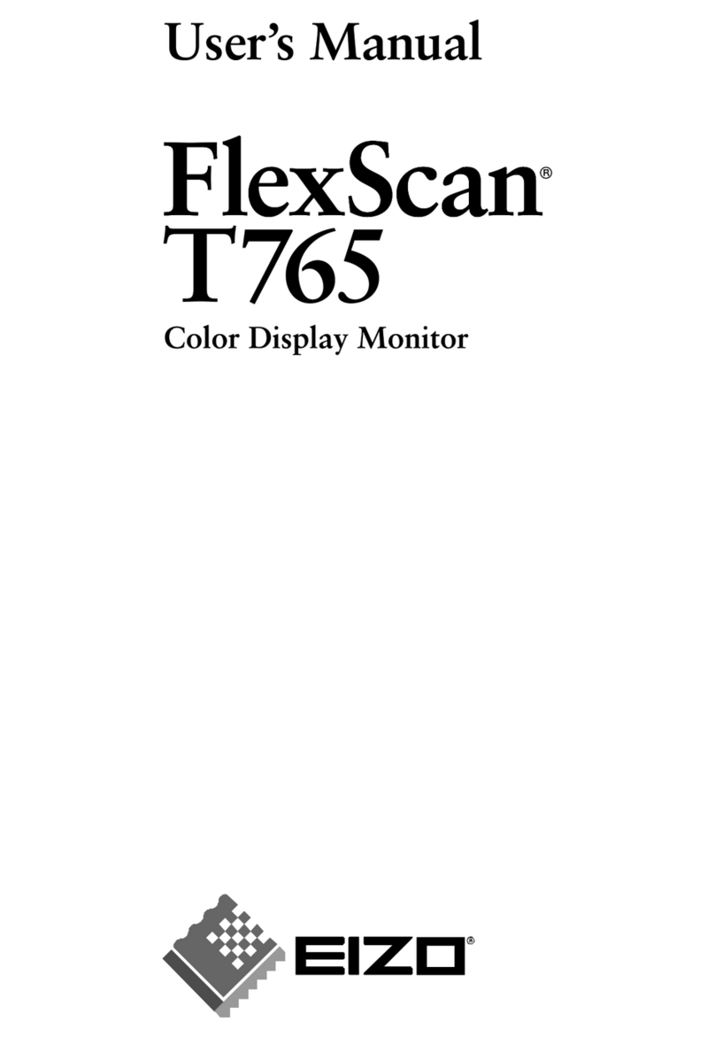 Eizo FLEXSCAN T765 - user manual