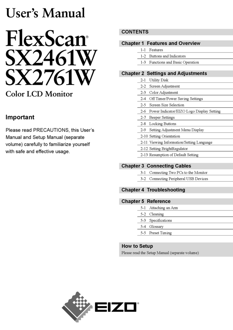 Eizo FLEXSCAN SX2461 User manual