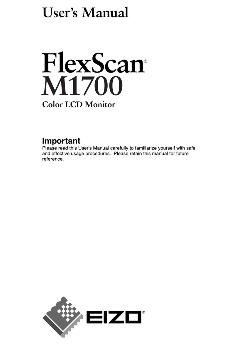 Eizo FlexScan M1700 User manual