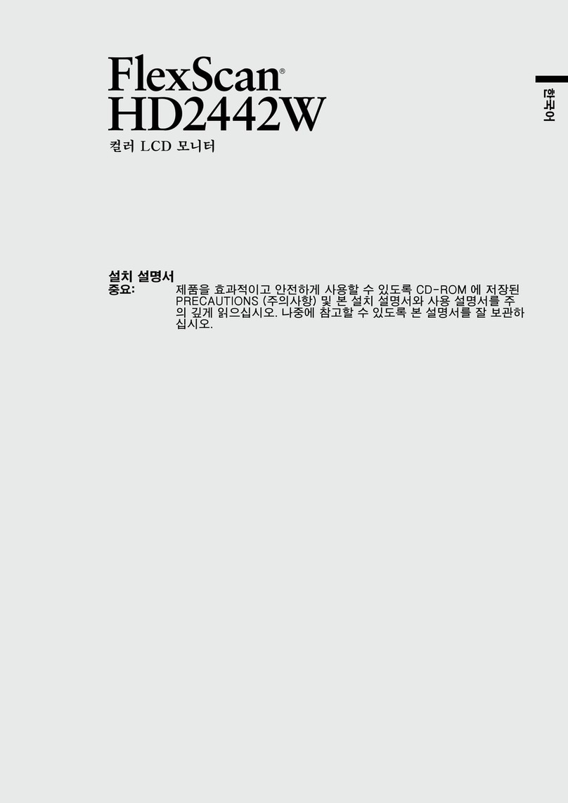 Eizo FlexScan HD2442W User manual