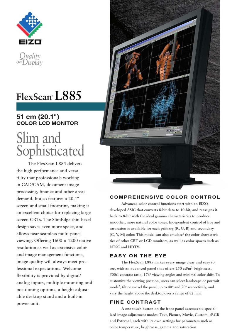 Eizo FlexScan L885 Specifications