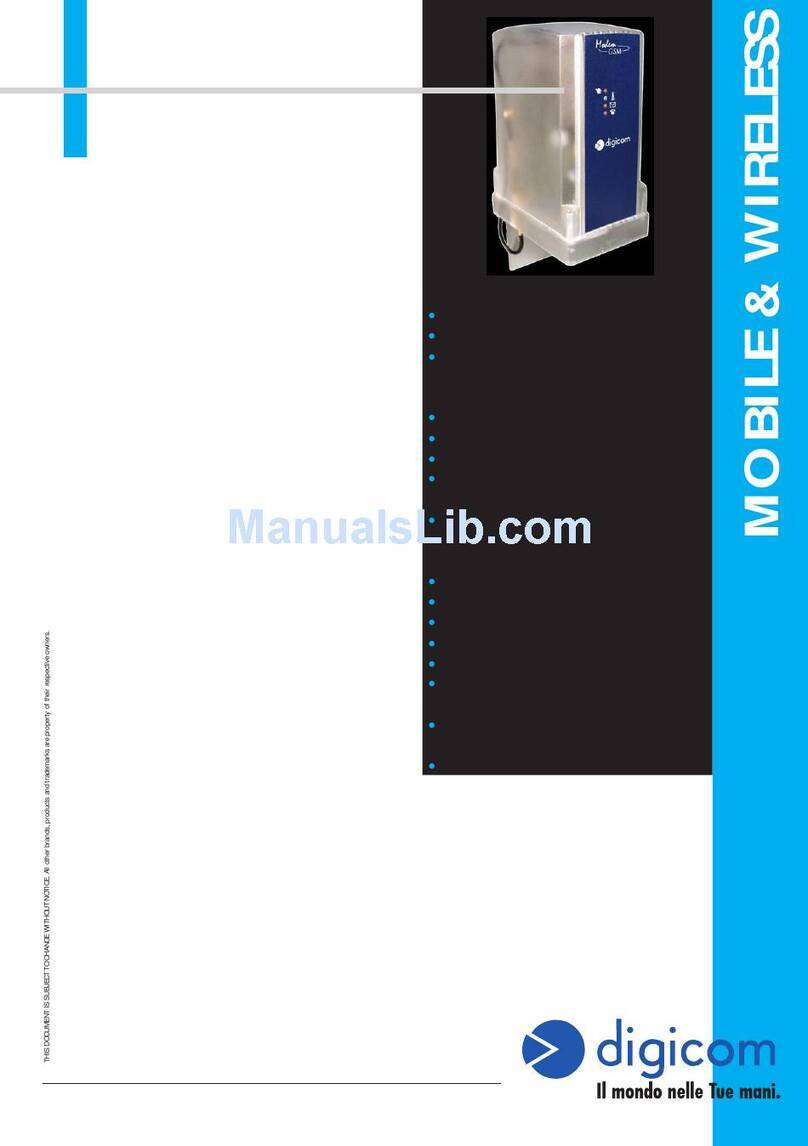 Digicom Modem GSM Dual Band Modem User manual