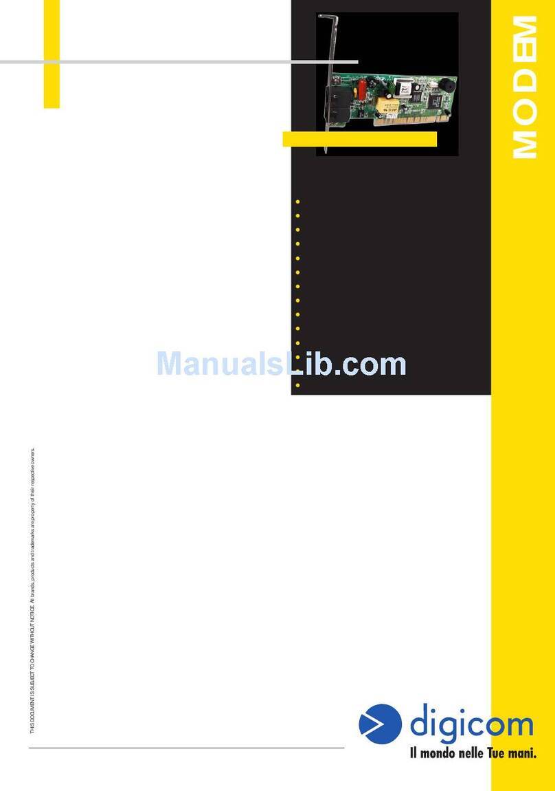 Digicom Win Modem PCI V.92L brochure