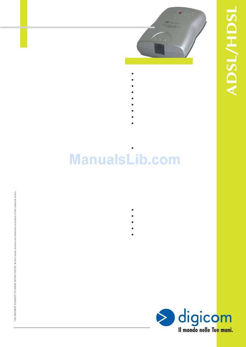 Digicom HDSL Specifications