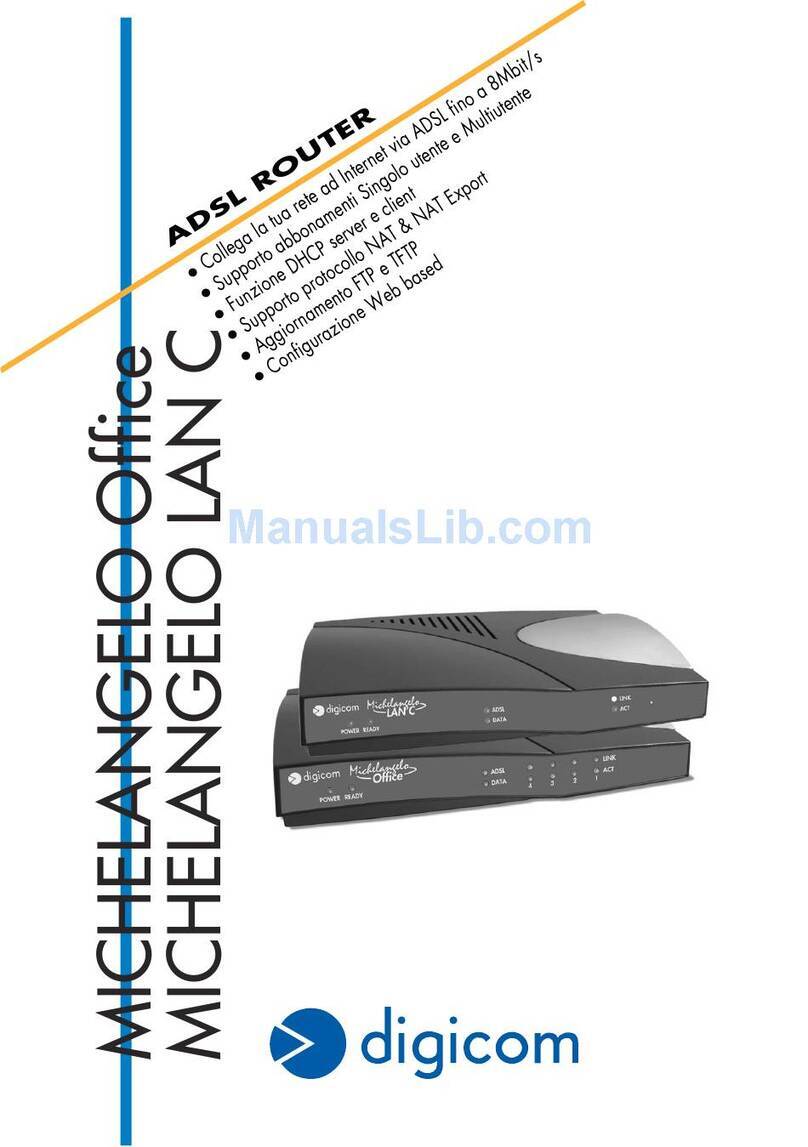 Digicom ADSL quick guide