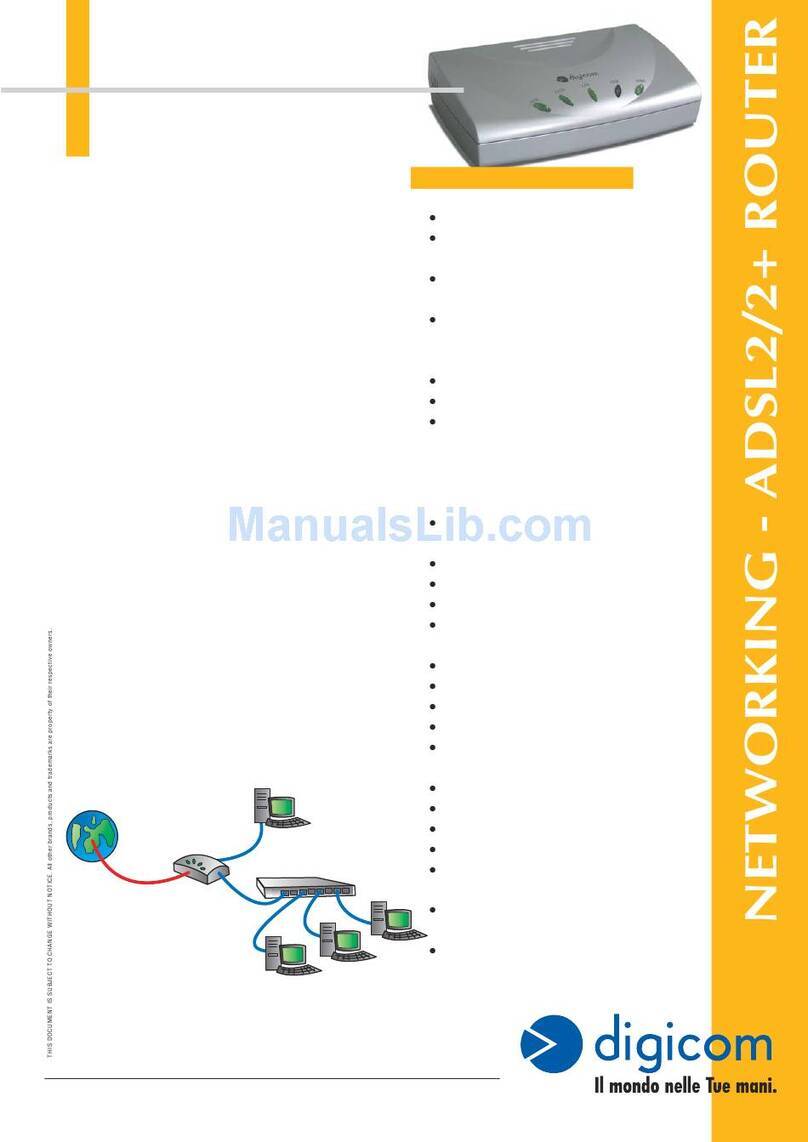 Digicom ADSL2+ Router User manual