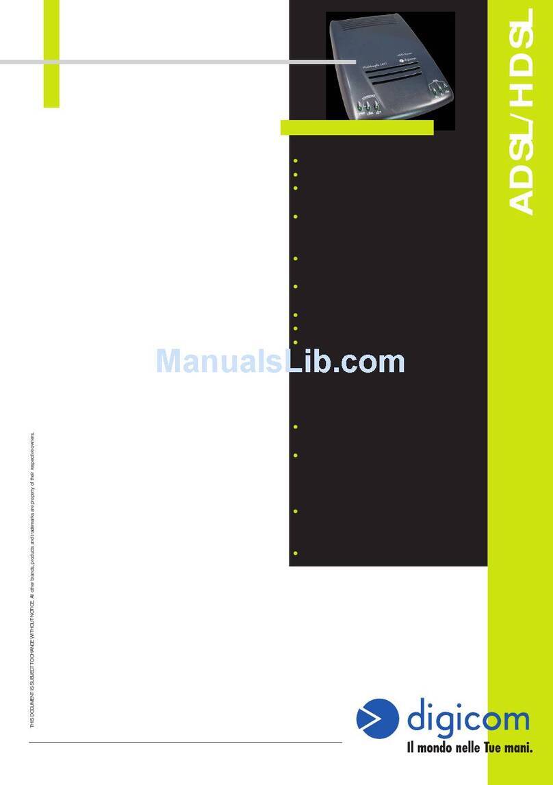 Digicom 8E4087 User manual
