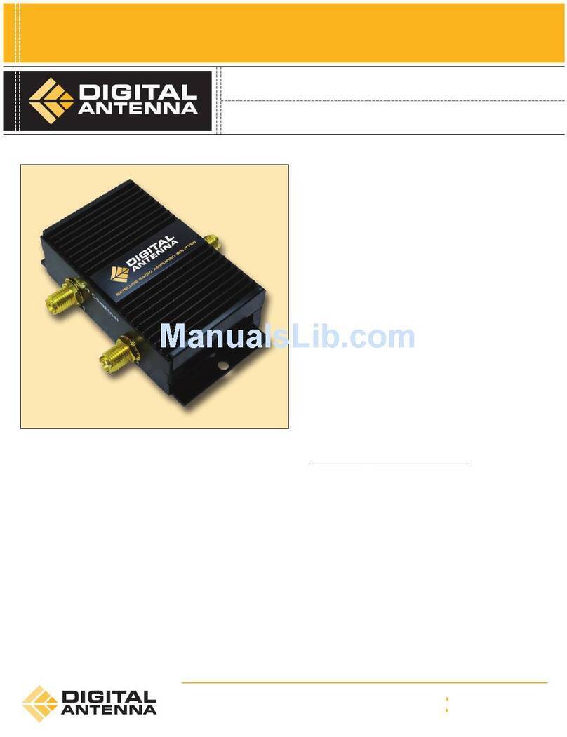 Digital Antenna DA-2330 Specification sheet