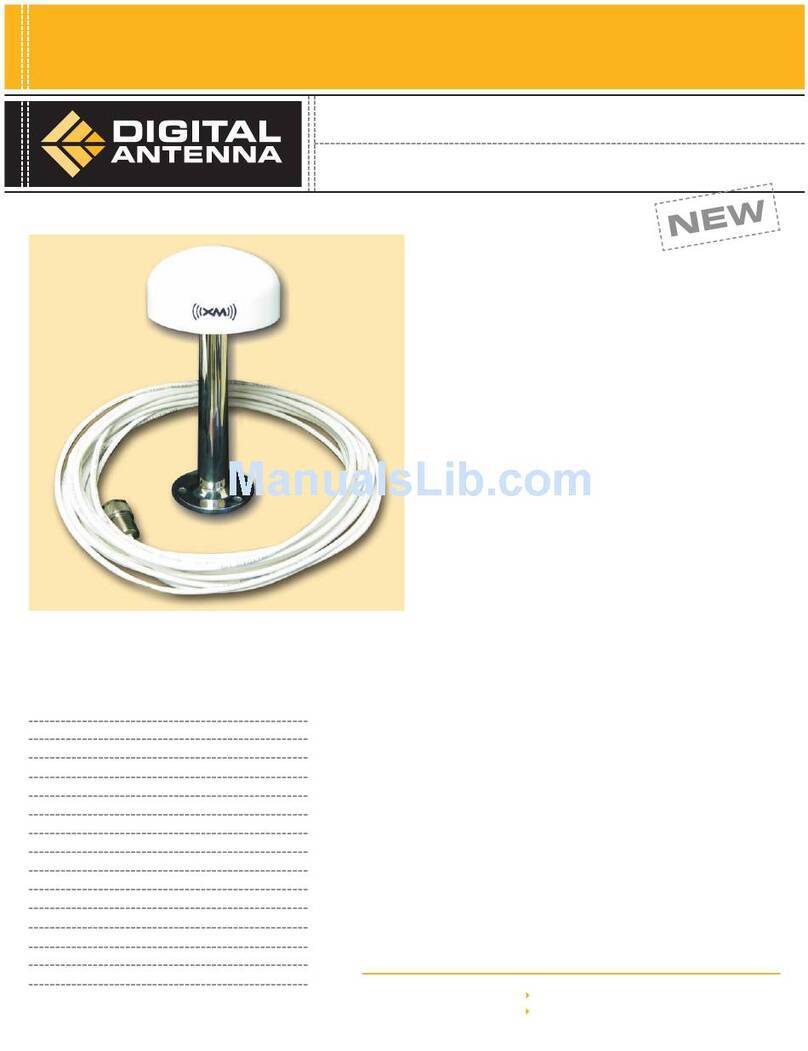 Digital Antenna 233-XM-50 User manual