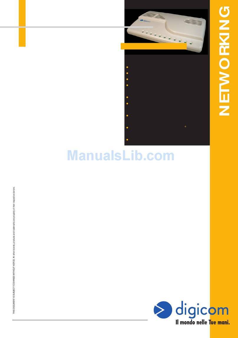 Digicom Hub 8-10 Owner's manual