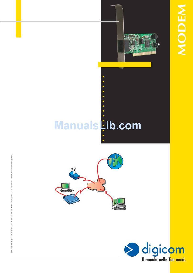 Digicom WinModem PCI V.92S brochure
