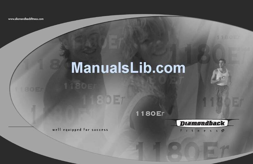 Diamondback 1180 Er owner's manual