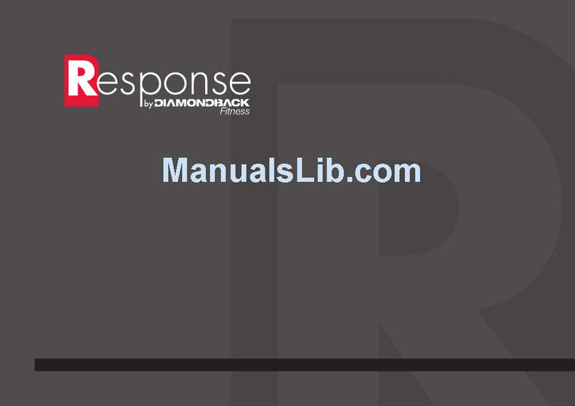 Diamondback RESPONSE PM4360 owner's manual