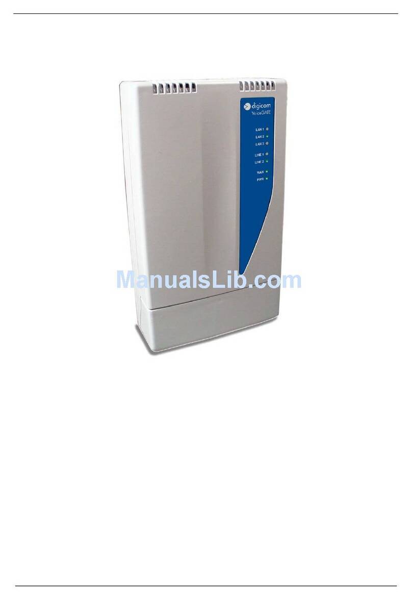 Digicom VoiceGATE 8D5499 User manual