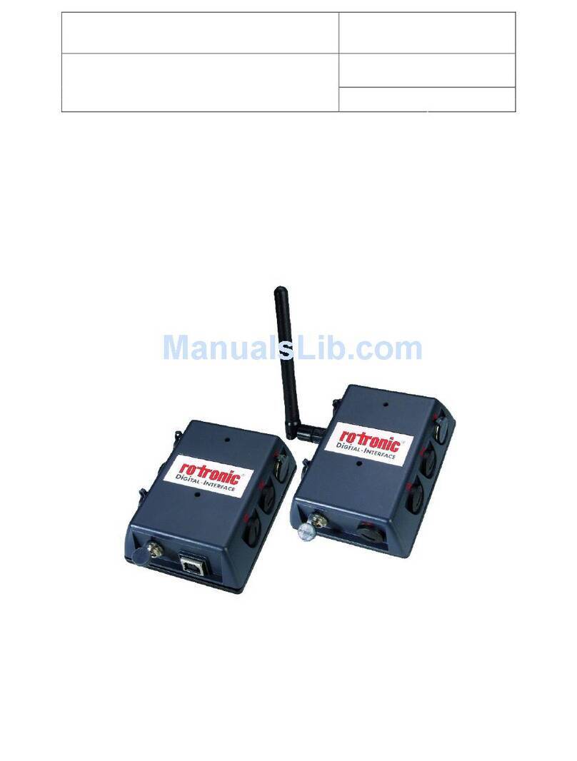 Rotronic HygroClip DI tal interface instruction manual Rotronic HygroClip DI tal interface instruction manual