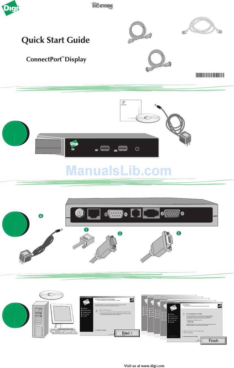 Digi ConnectPort Network Device User manual