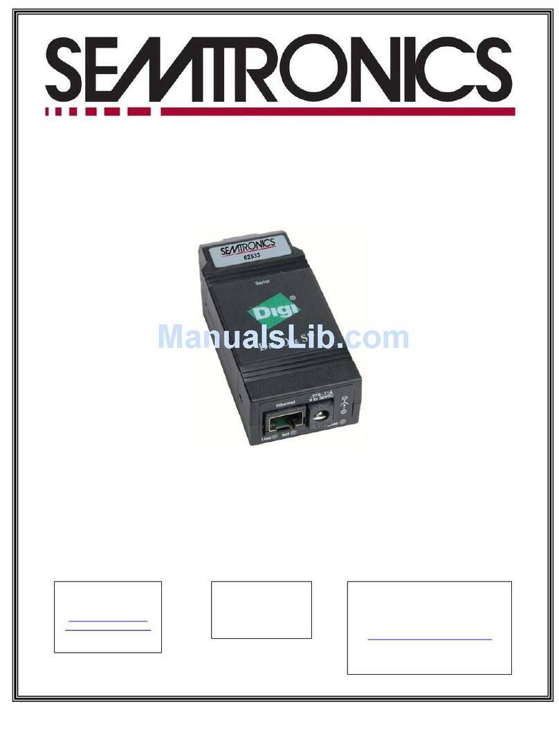 Semtronics 62533 Installation and operating instructions Semtronics 62533 Installation and operating instructions