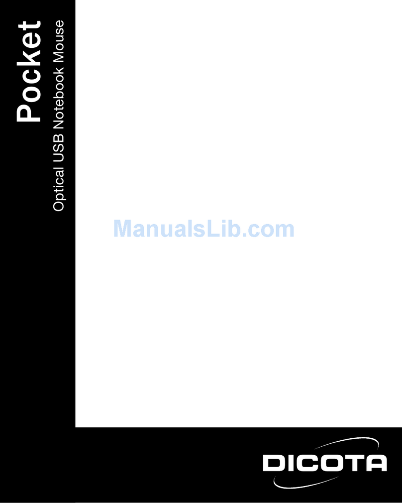 Dicota Optical USB Notebook Mouse User manual