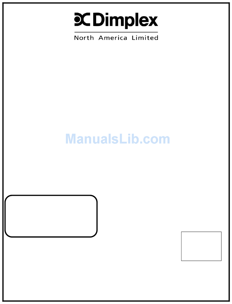 Dimplex ELECTRIC PATIO STOVE User manual Dimplex ELECTRIC PATIO STOVE User manual