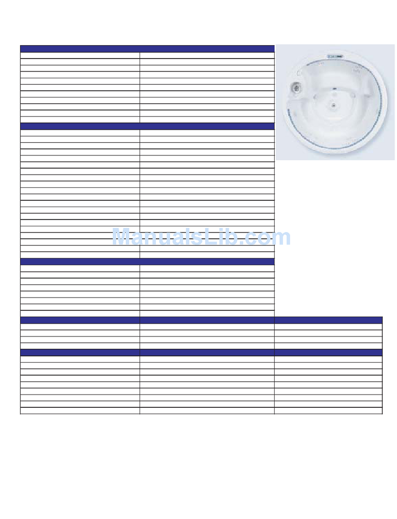 Dimension One Spas Arena User manual Dimension One Spas Arena User manual
