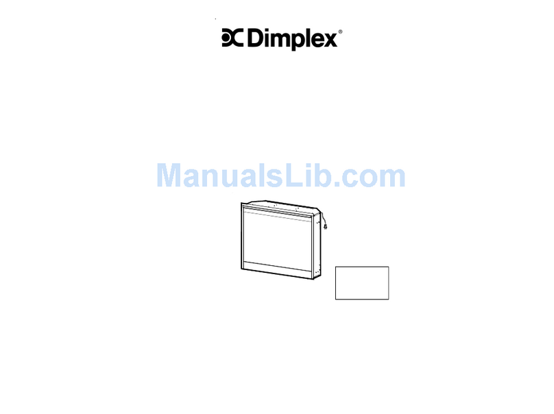 Dimplex DF2608 User manual
