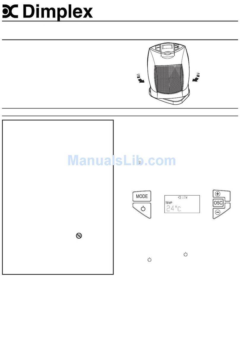 Dimplex DCU18LCD User manual