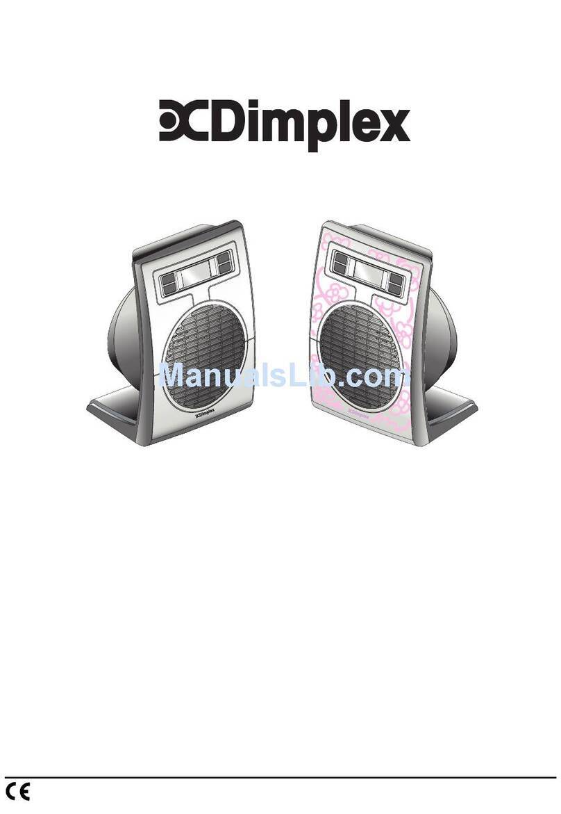Dimplex DXDF20 user manual