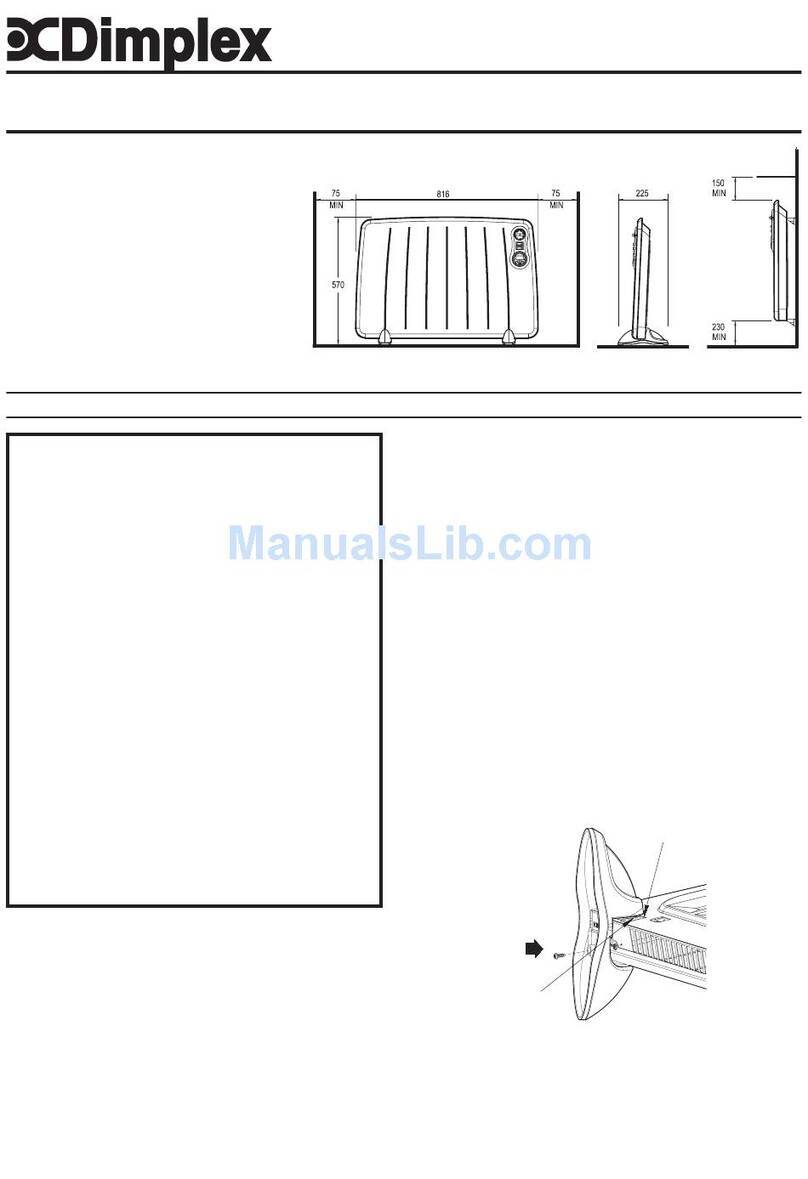 Dimplex CVP1 User manual