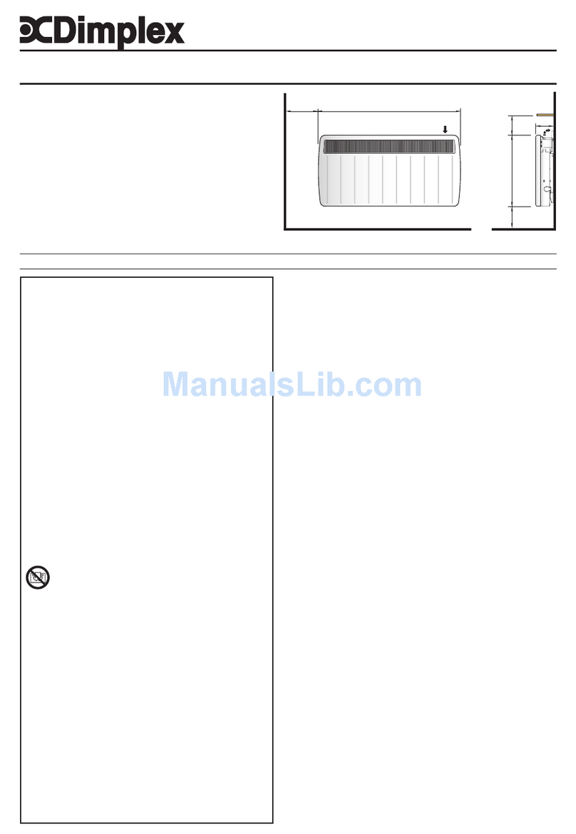 Dimplex PLX 500 User manual