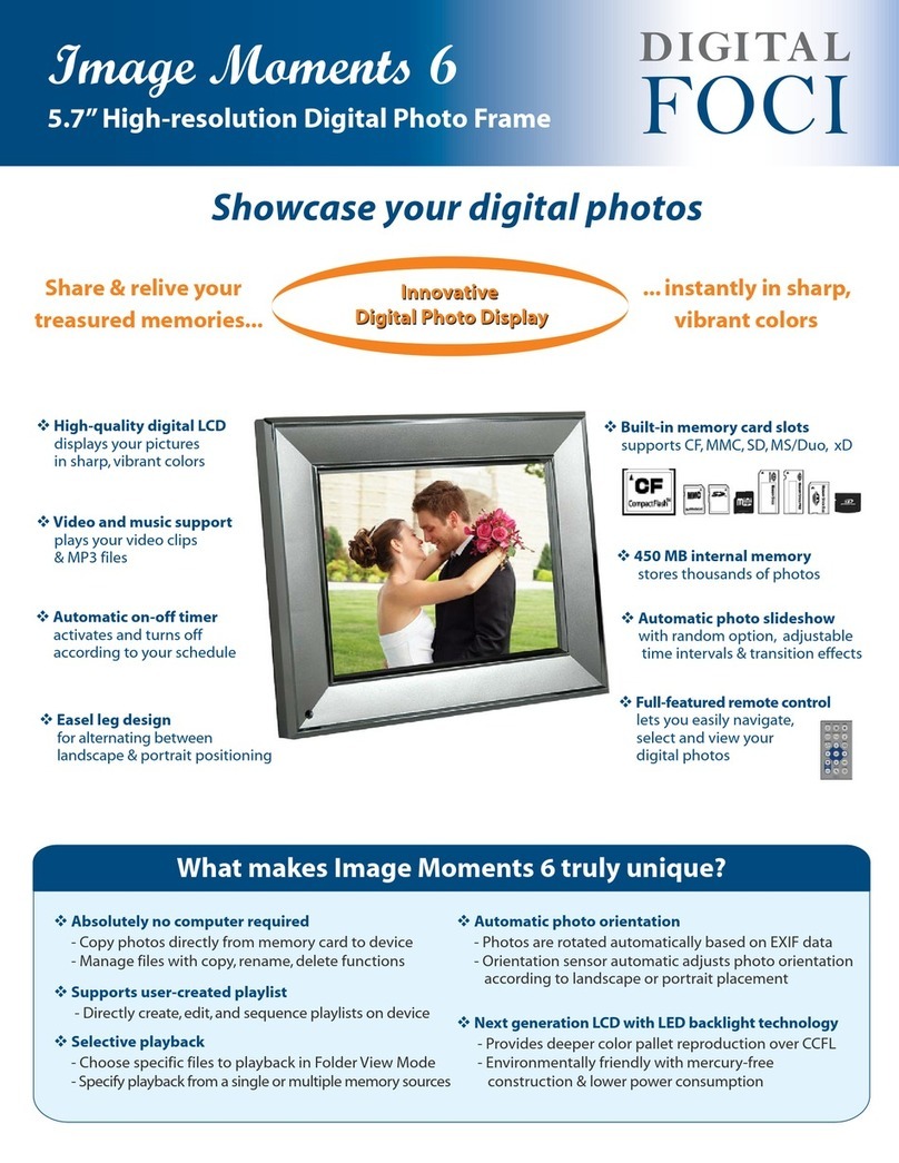 Digital Foci Image Moments 6 User manual