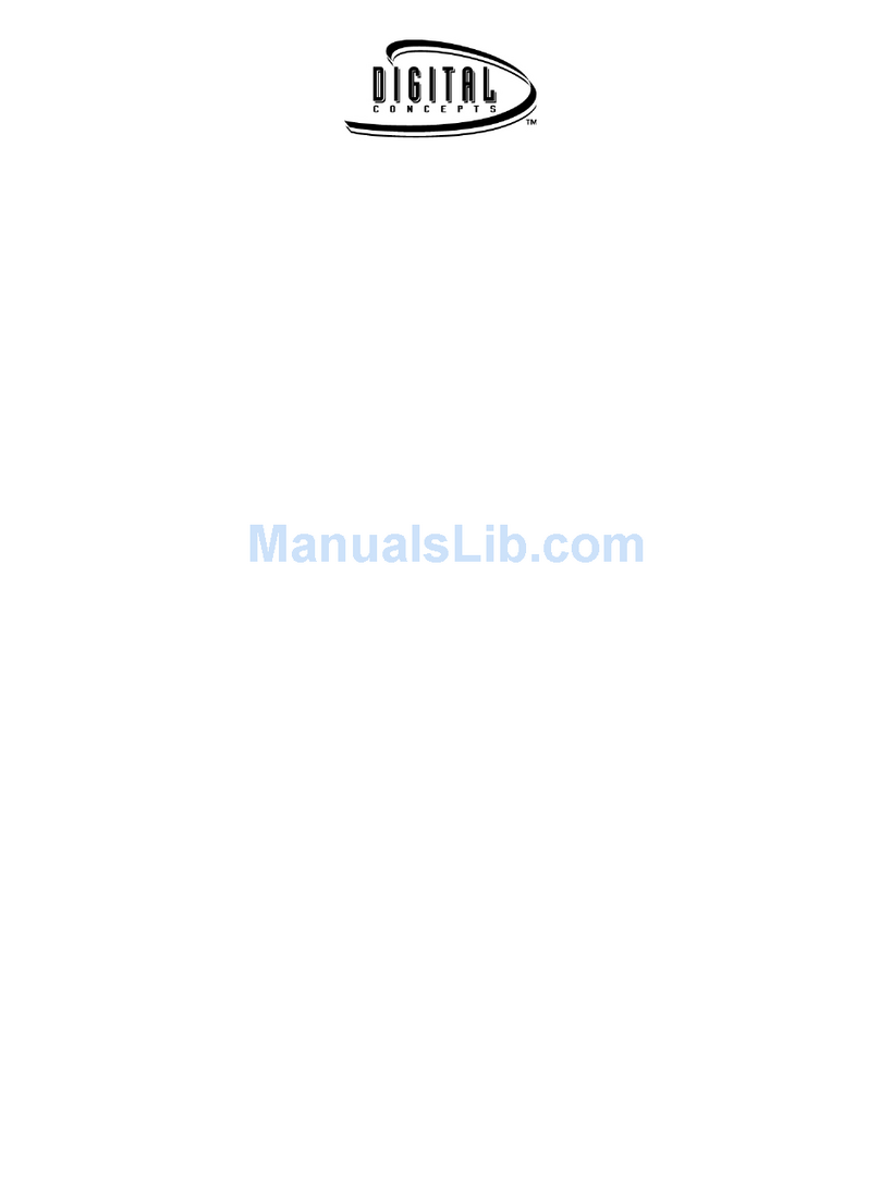 Digital Concepts 418AF user manual